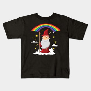 Rainbow Wizard Kids T-Shirt